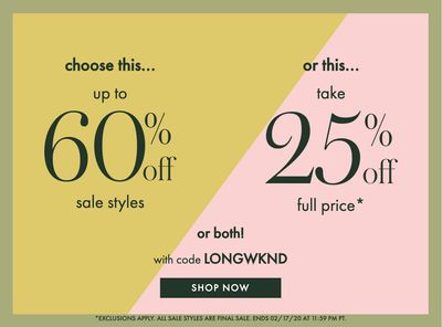 Kate Spade Canada Long-Weekend Sale: Save 60% off Sale Styles + 25% off Full Price, with Coupon Code