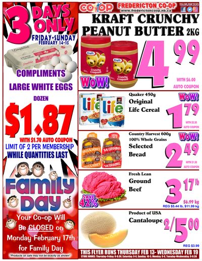 Fredericton Co-op Flyer February 13 to 19