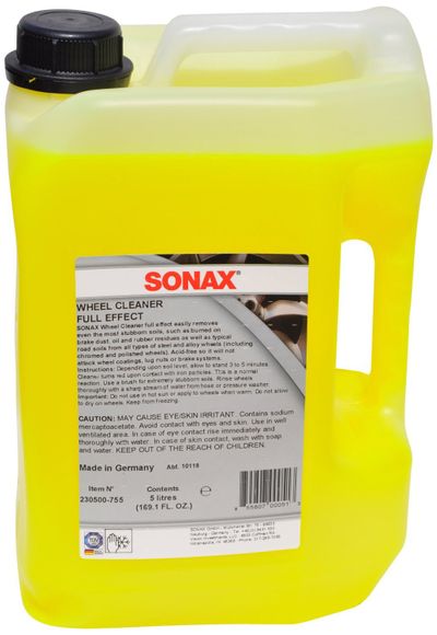 Sonax 230500-740 Wheel Cleaner, 5 L (Non-Carb Compliant) On Sale for $ 86.79 ( Save $ 23.20 ) at Amazon Canada