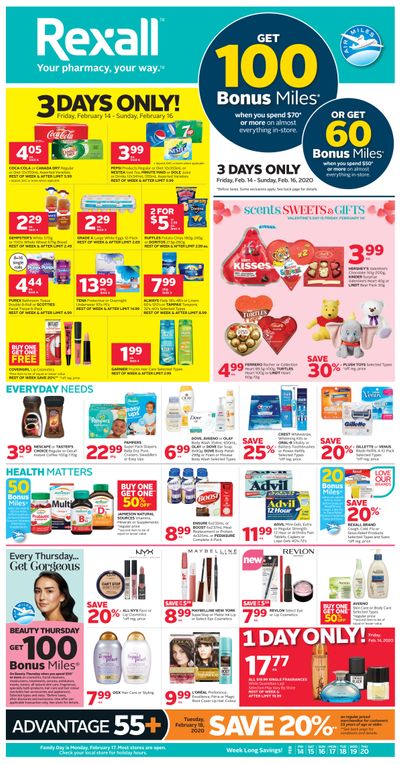 Rexall (West) Flyer February 14 to 20