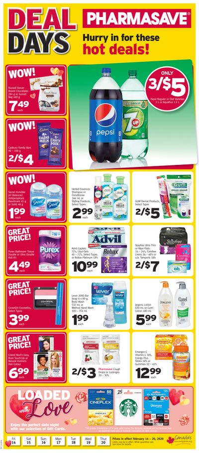Pharmasave (SK & MB) Flyer February 14 to 20