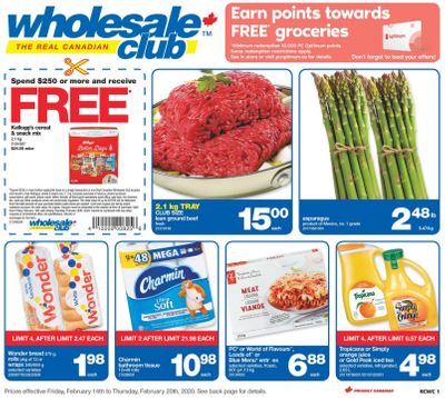 Real Canadian Wholesale Club Flyer February 14 to 20