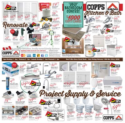 COPP's Buildall Flyer February 14 to 23