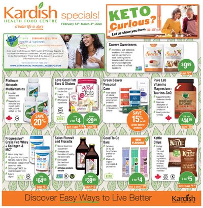 Kardish Flyer February 13 to March 4