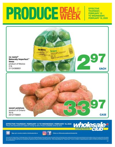 Wholesale Club (ON) Produce Deal of the Week Flyer February 13 to 19