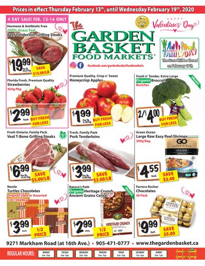 The Garden Basket Flyer February 13 to 19