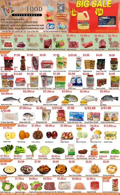 MultiFood Supermarket Flyer February 13 to 19