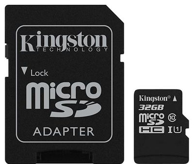 Kingston Canvas Select microSD Card - 32 GB (SDCS/32GBCR) For $5.00 At Visions Electronics Canada