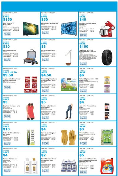 Costco (ON, NL & NS) Weekly Savings March 1 to 14
