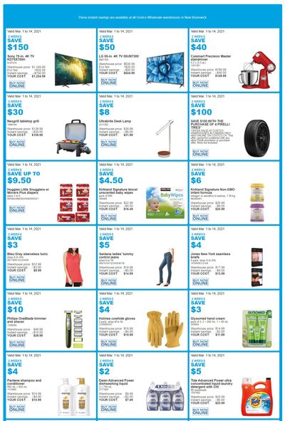 Costco (NB) Weekly Savings March 1 to 14