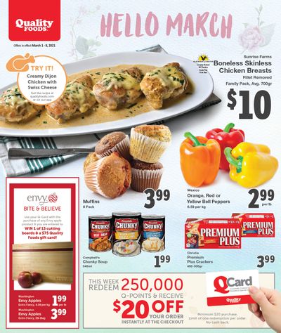 Quality Foods Flyer March 1 to 8