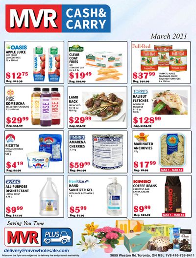 MVR Cash and Carry Flyer March 1 to 31