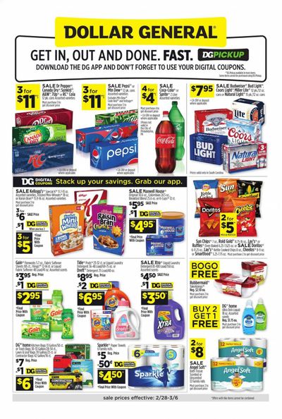 Dollar General (SC) Weekly Ad Flyer February 28 to March 6