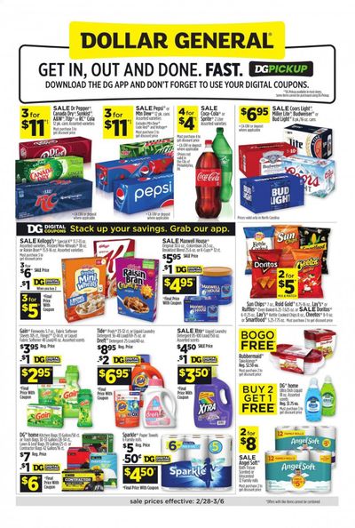 Dollar General (NC) Weekly Ad Flyer February 28 to March 6