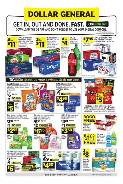 Dollar General (TN) Weekly Ad Flyer February 28 to March 6