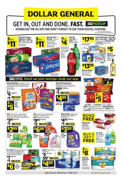 Dollar General (CA, NV) Weekly Ad Flyer February 28 to March 6