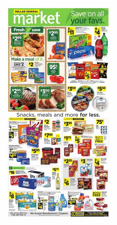 Dollar General (LA) Weekly Ad Flyer February 28 to March 6