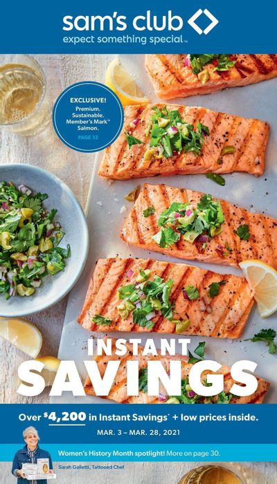 Sam's Club Weekly Ad Flyer March 3 to March 28
