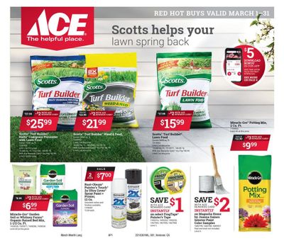 ACE Hardware Weekly Ad Flyer March 1 to March 31