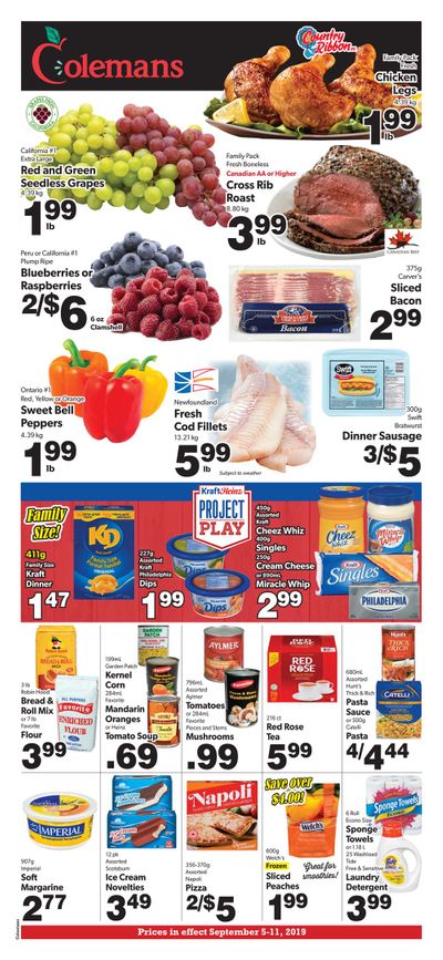 Coleman's Flyer September 5 to 11