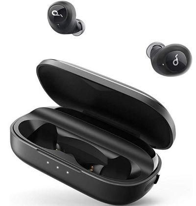 Soundcore Liberty True Wireless Earbuds, 100 Hour Playtime, Graphene Sound, Fast Charging, Secure Fit, Bluetooth 5, Easy Pairing, Sweatproof True Wireless Earbuds with Smart AI, Stereo Handsfree Calls For $67.99 At Amazon Canada