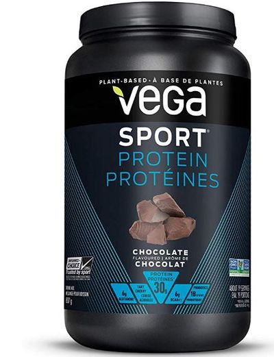 Vega Sport Protein Powder Chocolate (19 Servings, 1.86 lb) - Plant Based Vegan Protein Powder, BCAAs, Amino Acid, tart cherry, Non Dairy, Keto-Friendly, Gluten Free, Non GMO (Packaging May Vary) For $33.59 At Amazon Canada