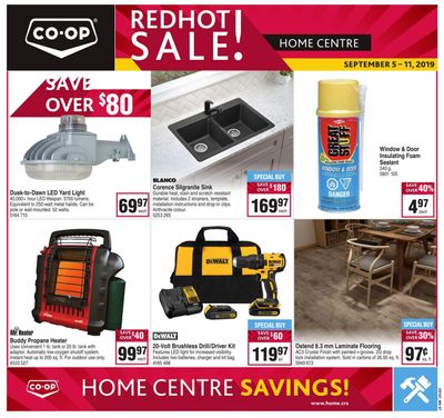 Co-op (West) Home Centre Flyer September 5 to 11