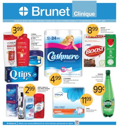 Brunet Clinique Flyer March 4 to 17
