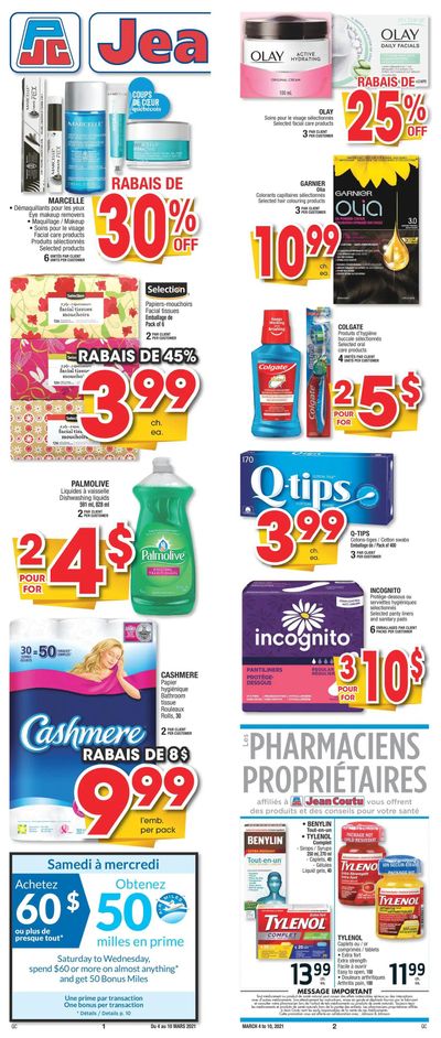 Jean Coutu (QC) Flyer March 4 to 10