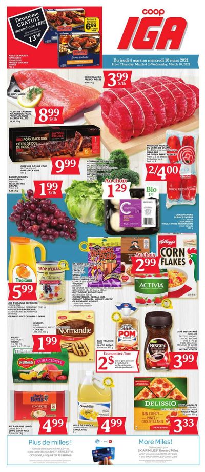 Coop IGA Flyer March 4 to 10