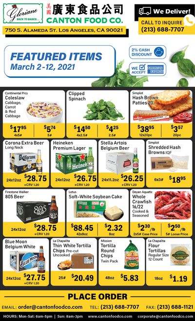 Canton Food Co Weekly Ad Flyer March 2 to March 12, 2021