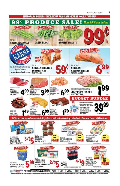 Karns Quality Foods Weekly Ad Flyer March 2 to March 8, 2021