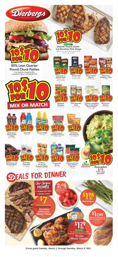 Dierbergs Markets Weekly Ad Flyer March 2 to March 8, 2021