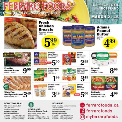 Ferraro Foods Flyer March 2 to 15