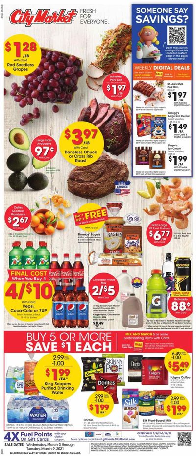 City Market (CO, NM, UT, WY) Weekly Ad Flyer March 3 to March 9