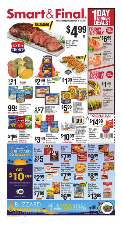Smart & Final (AZ, CA, NV) Weekly Ad Flyer March 3 to March 9