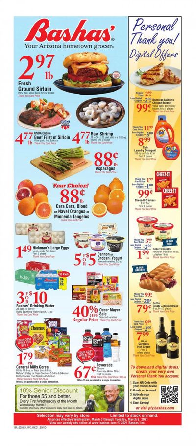 Bashas' Weekly Ad Flyer March 3 to March 9