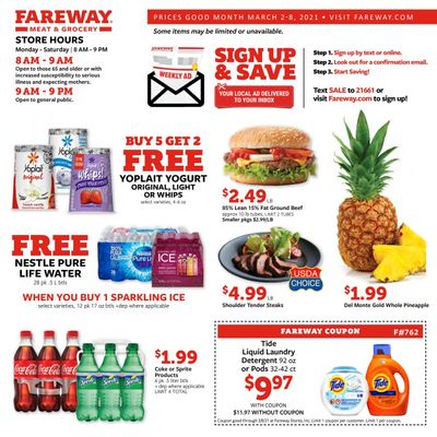 Fareway (IA, IL, MN, MO, NE, SD) Weekly Ad Flyer March 2 to March 8