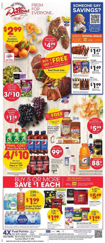 Dillons (KS) Weekly Ad Flyer March 3 to March 9