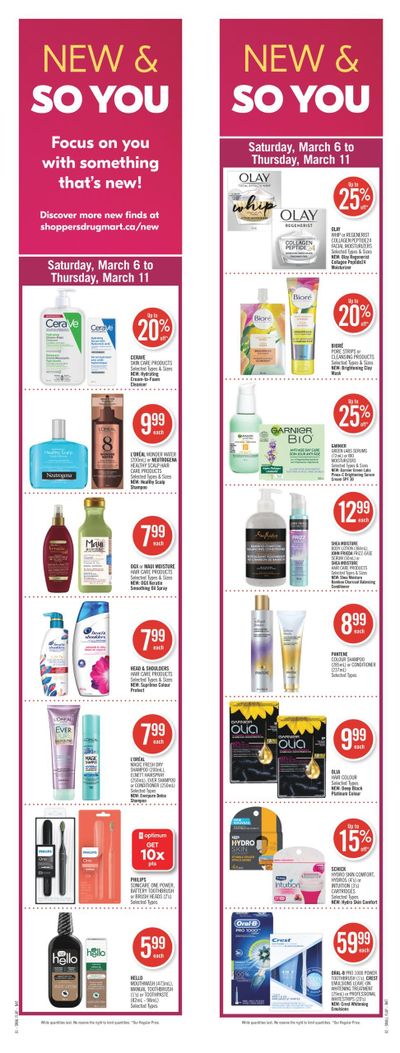 Shoppers Drug Mart (ON) Flyer March 6 to 11