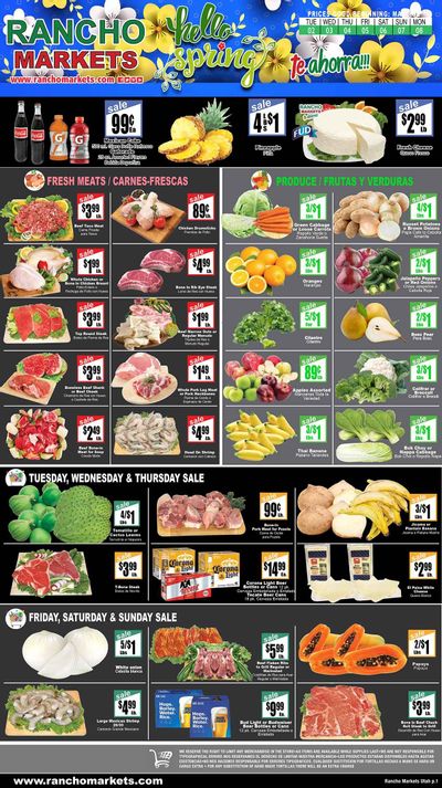 Rancho Markets Weekly Ad Flyer March 2 to March 8