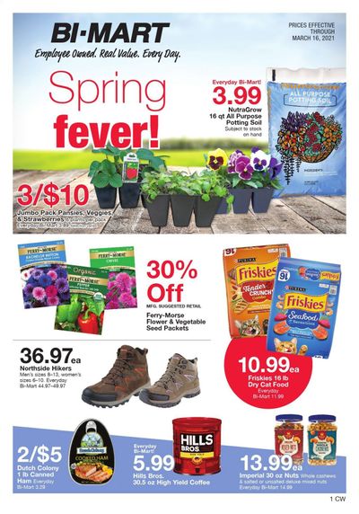 Bi-Mart Weekly Ad Flyer March 2 to March 16