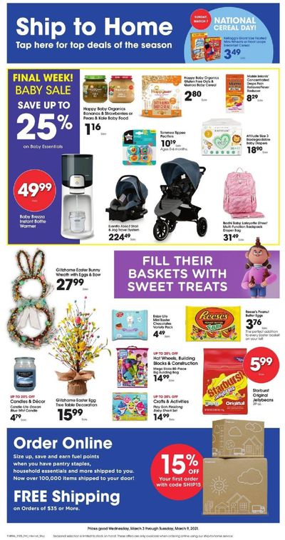 QFC Weekly Ad Flyer March 3 to March 9