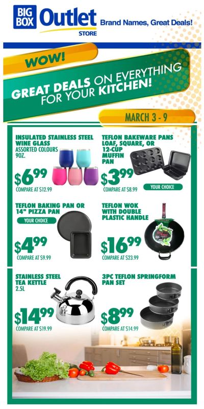 Big Box Outlet Store Flyer March 3 to 9