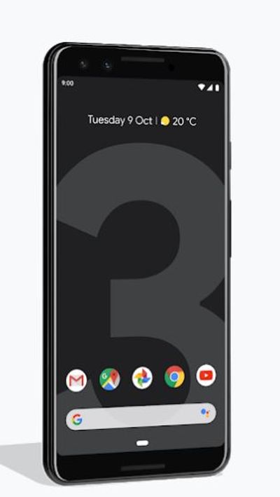 5.5" Pixel 3 Just Black For $599.00 At Google Store Canada