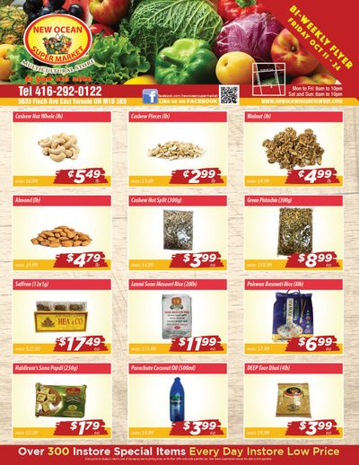 New Ocean Supermarket Flyer October 11 to 24