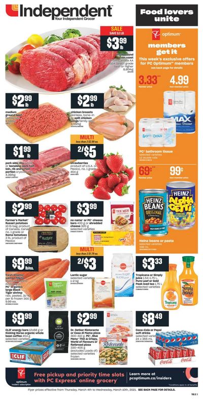 Independent Grocer (ON) Flyer March 4 to 10