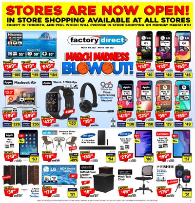 Factory Direct Flyer March 3 to 10