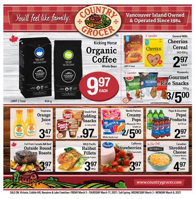 Country Grocer (Salt Spring) Flyer March 3 to 9