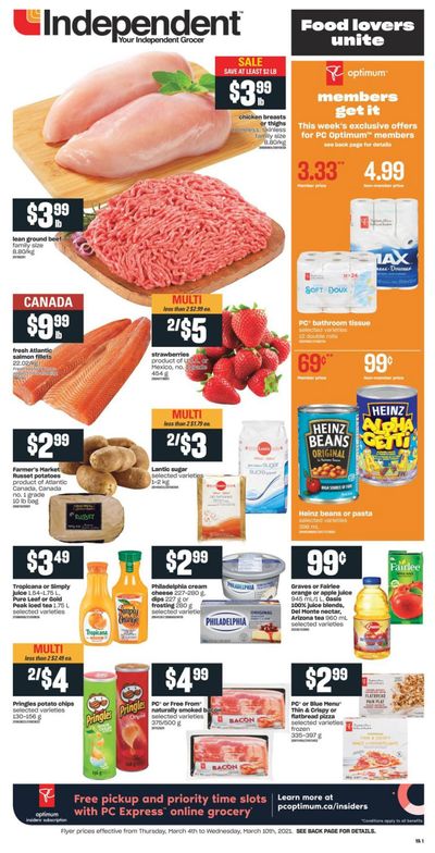 Independent Grocer (Atlantic) Flyer March 4 to 10